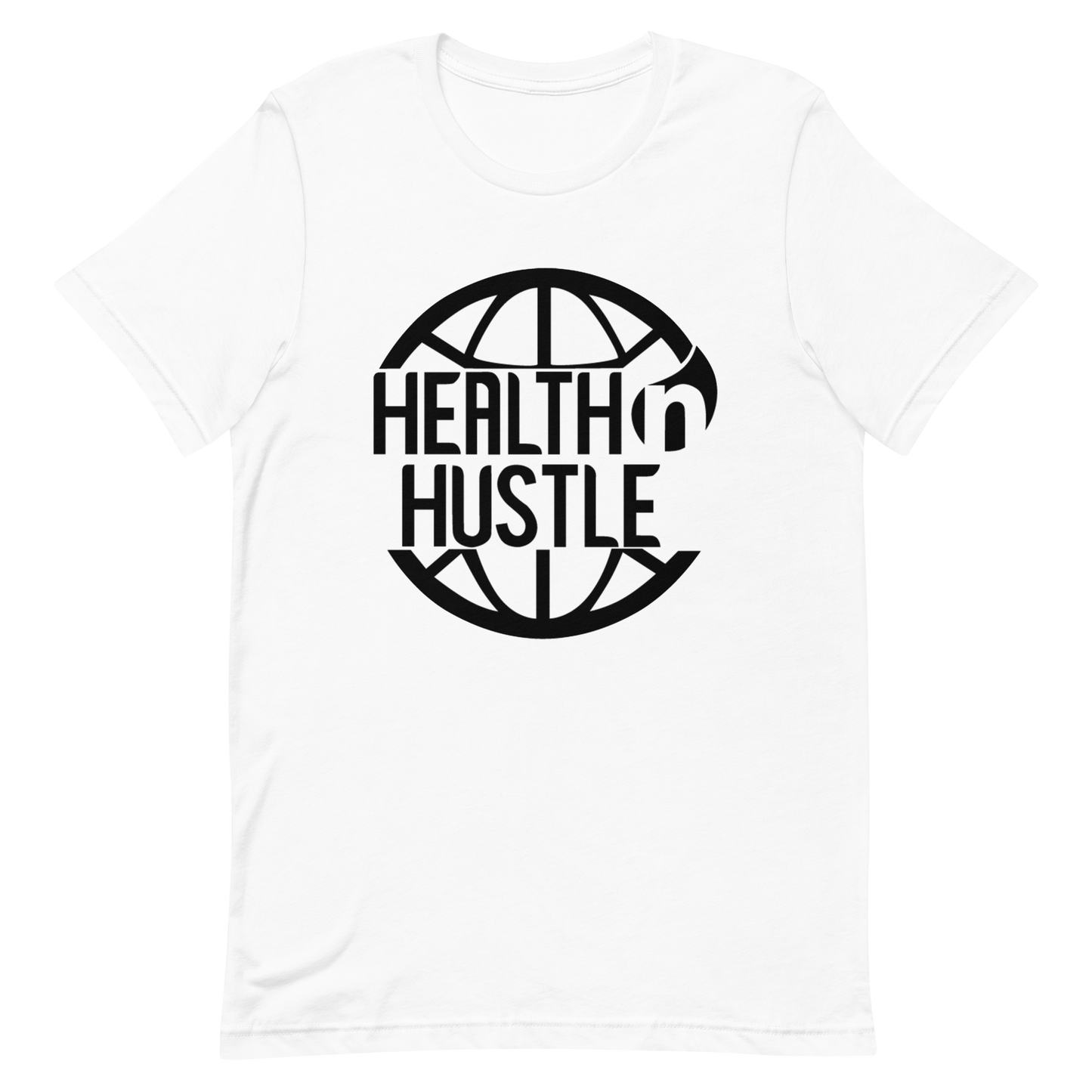 Health n Hustle White Logo T-Shirt