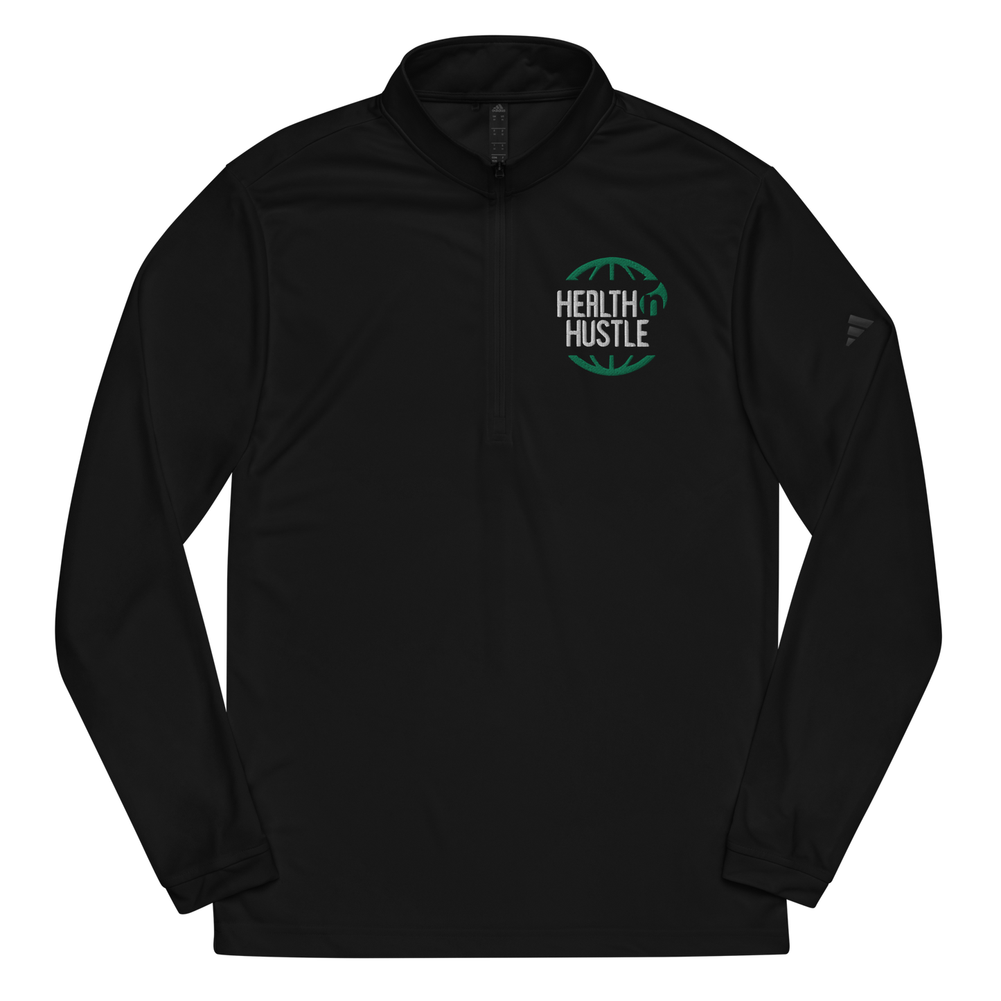 Health n Hustle + Adidas Quarter zip pullover